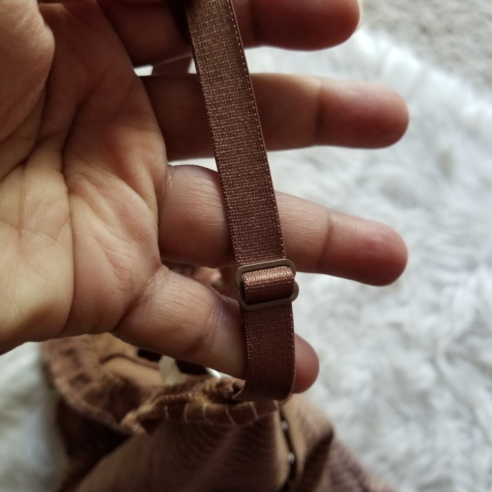 Vintage Connection 18 Brown Pinstripe Bustier Top - Picture 6 of 9